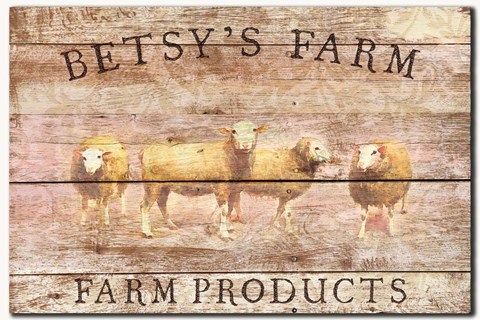 Framed Betsy&#39;s Farm Print