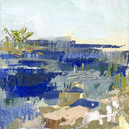 Framed Coastal Sand 3 Print