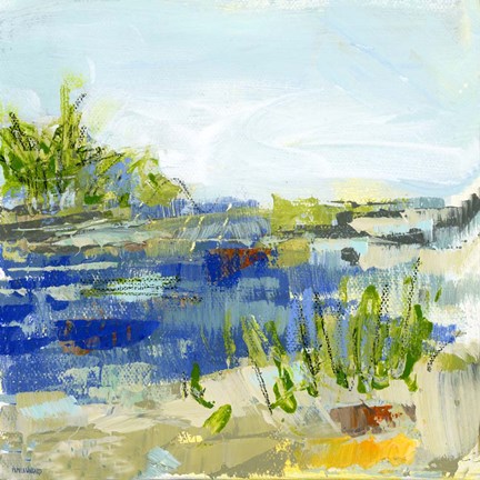 Framed Coastal Sand 5 Print