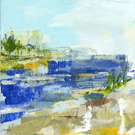 Framed Coastal Sand 8 Print