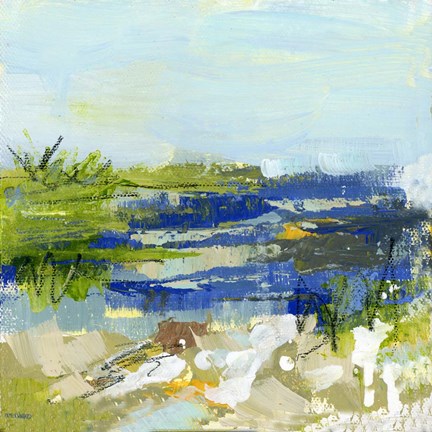 Framed Coastal Sand 9 Print