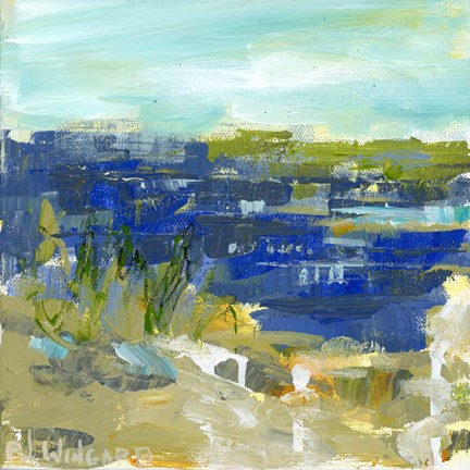 Framed Coastal Sand 16 Print