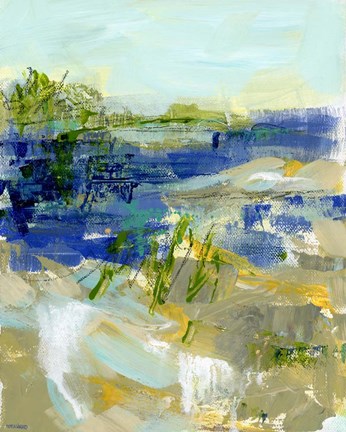 Framed Coastal Sand 19 Print