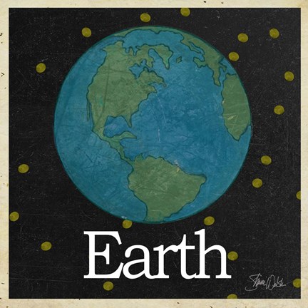 Framed Earth Print