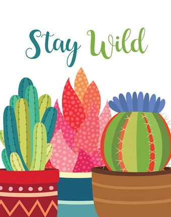 Framed Stay Wild Print