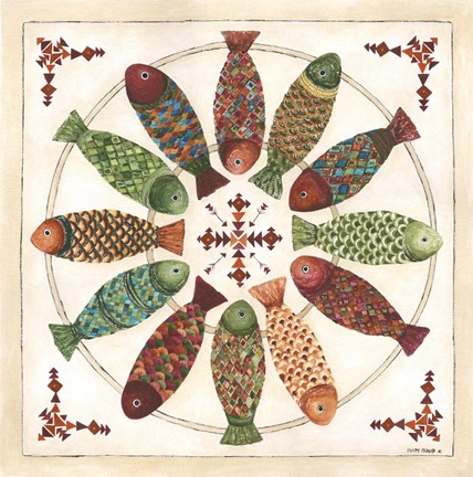 Framed Wild Fish Print