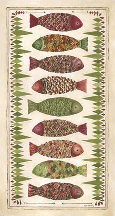 Framed Wild Fish II Print