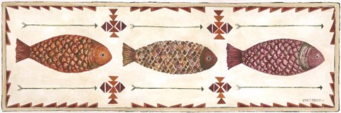 Framed Wild Fish III Print