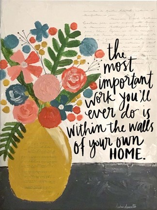 Framed Within the Walls of Your Home Print