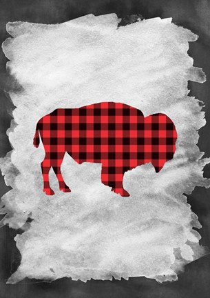 Framed Plaid Buffalo Print
