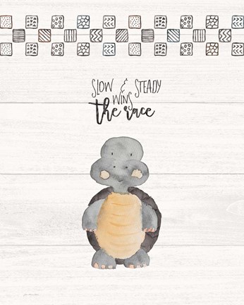 Framed Slow &amp; Steady Print