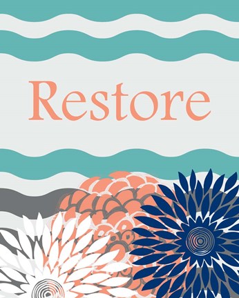 Framed Restore Waves Print