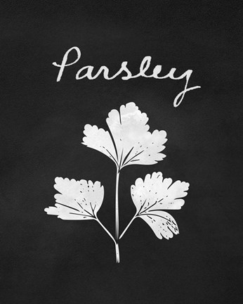 Framed Parsley Print
