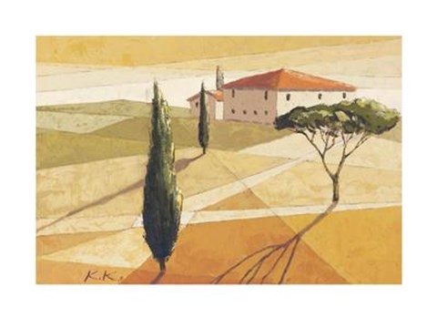 Framed K. Kirchner - Capo di Monte Size 31.5x23.5 Print