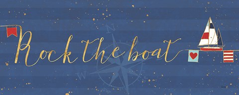 Framed Underlined Nautical VII Print