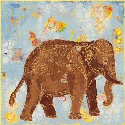 Framed Elephant Print