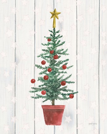 Framed Welcome Christmas IV Print