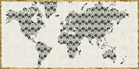 Framed Kami Map v2 Print