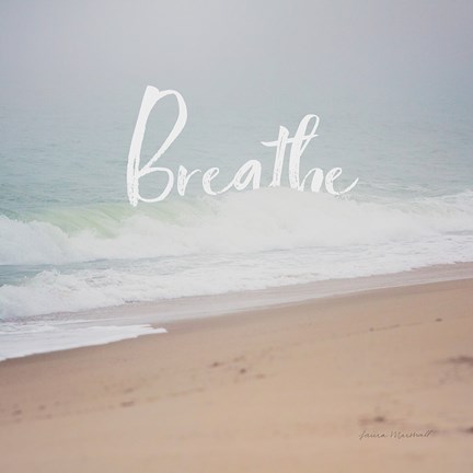 Framed Serene Sea I Print