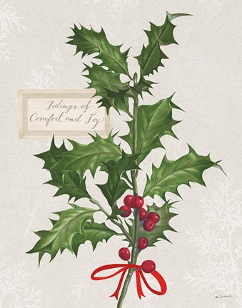 Framed Joyful Tidings VI Print