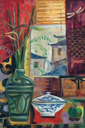 Framed Eastern Melody Crop Print