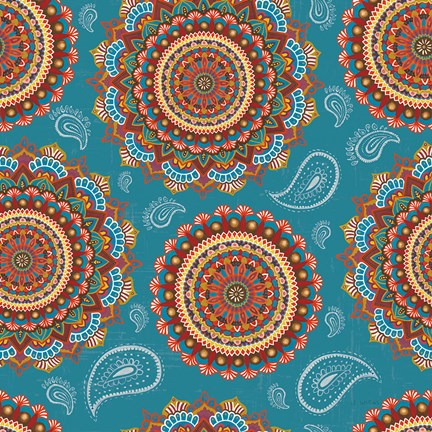 Framed Mandala Dream Pattern IA Print