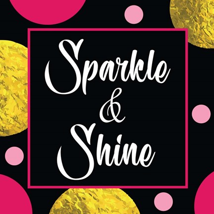 Framed Sparkle &amp; Shine Print