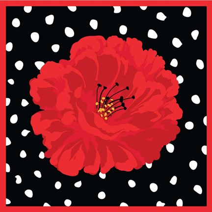 Framed Poppy III Print