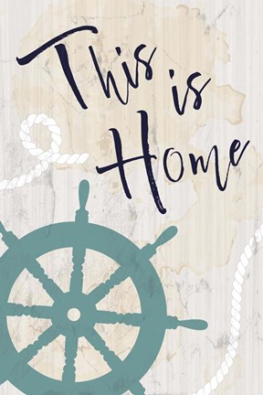 Framed This is Home Print