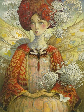 Framed Distracted Fairy Print