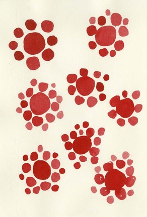 Framed Terracota Petals no 1 Print