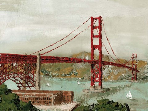 Framed Golden Gate Bridge Print