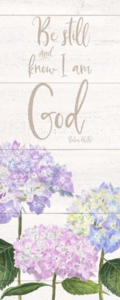 Framed Abundant Blooms Panel II Print