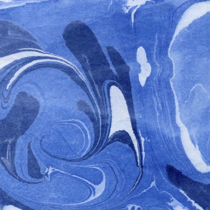 Framed Blue Marble Quad I Print