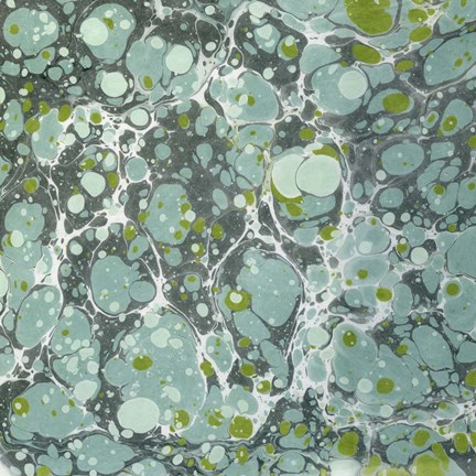 Framed Turquoise Marble III Print