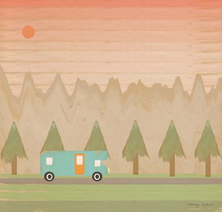 Framed Search for Adventure I Print