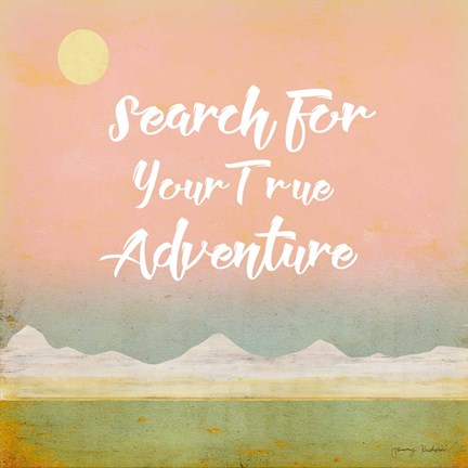 Framed Search for Adventure II Print