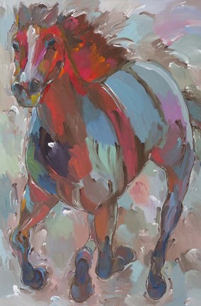 Framed Red Warrior Print