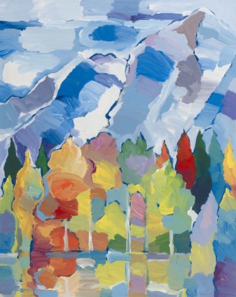 Framed Colorado Composition #2 Print