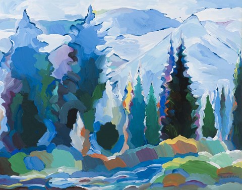 Framed Blue Daydream Print