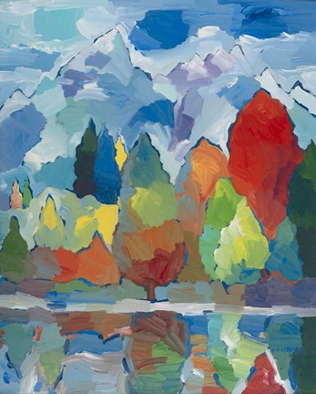 Framed Teton Tribute Print