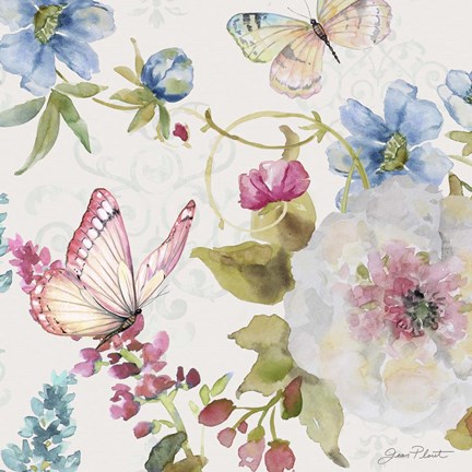 Framed Garden Bliss III Print