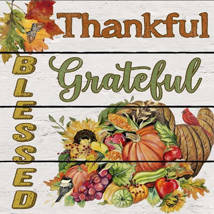 Framed Thanksgiving-H Print