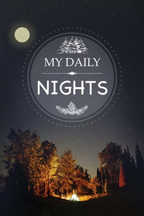 Framed My Daily Nights Print