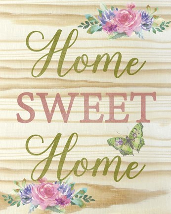 Framed Home Sweet Home Print