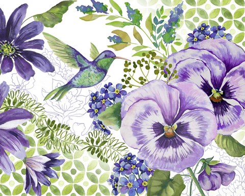 Framed Purple Passion Print