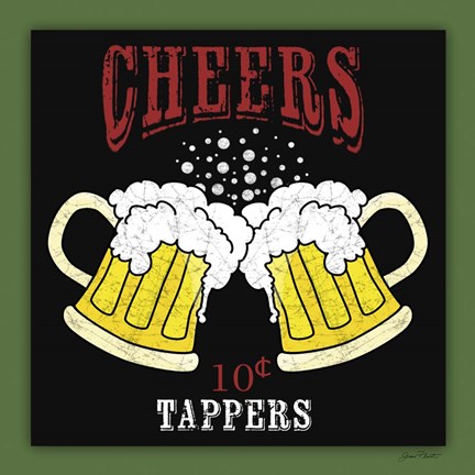 Framed Cheers Beer 2 Print