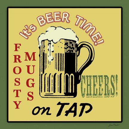 Framed Tap Beer Print