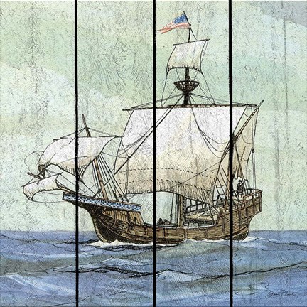 Framed Nautical Ships-A Print
