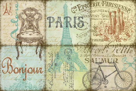 Framed Parisienne 1 Print